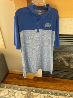 Fanatics Men's Florida Gators 3 Button Polo Shirt 2XL Nwt Short Sleeve